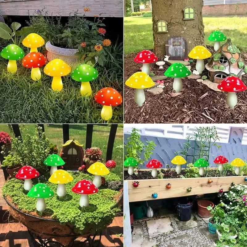 Multi-Color Changing LED Solar Mushroom Light - A-1 Thread Vault