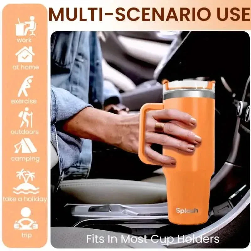 Multi-Color Travel Tumbler with Spill-Proof Lid - 1180ml/40oz - A-1 Thread Vault