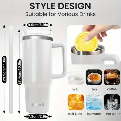 Multi-Color Travel Tumbler with Spill-Proof Lid - 1180ml/40oz - A-1 Thread Vault