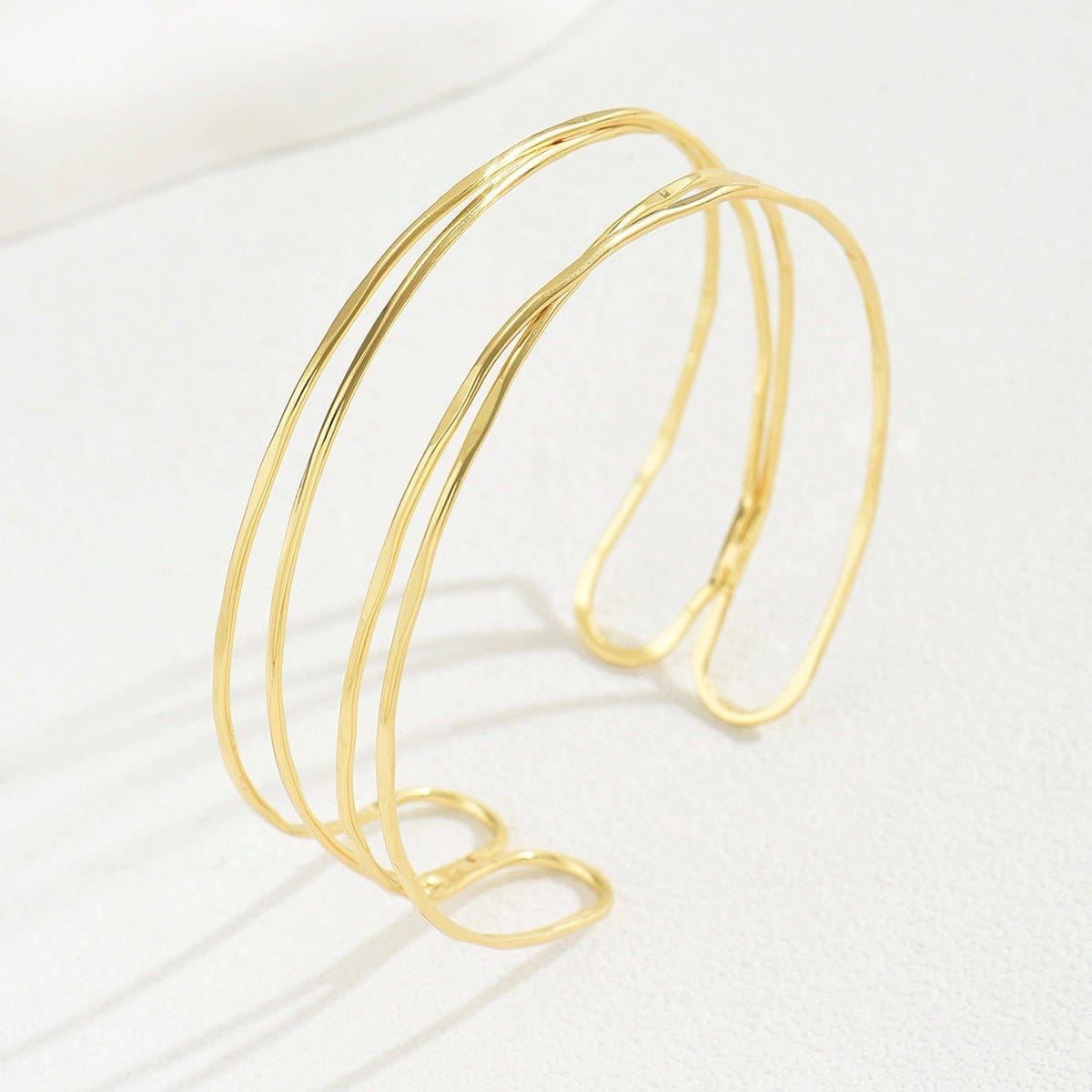 Multi-Layer Geometric Arm Cuff Bracelet (MAC410) - A-1 Thread Vault