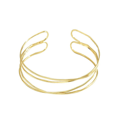 Multi-Layer Geometric Arm Cuff Bracelet (MAC410) - A-1 Thread Vault