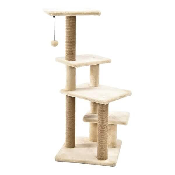 Multi-Platform Cat Condo Tree Tower With Scratching Post - A-1 Thread Vault