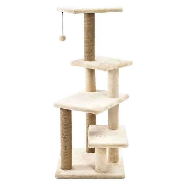 Multi-Platform Cat Condo Tree Tower With Scratching Post - A-1 Thread Vault