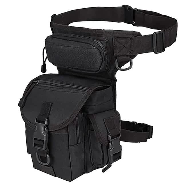 Multi-purpose Tactical Drop Leg Bag Tool Fanny Thigh Pack - A-1 Thread Vault