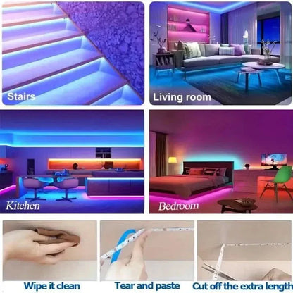 Multicolor LED Light Strip for TV with Remote Control - A-1 Thread Vault