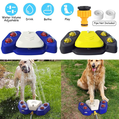 Multifunctional Automatic Pet Water Dispenser Outdoor Step-on Activated Sprinkler - A-1 Thread Vault