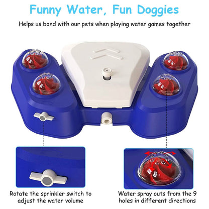 Multifunctional Automatic Pet Water Dispenser Outdoor Step-on Activated Sprinkler - A-1 Thread Vault