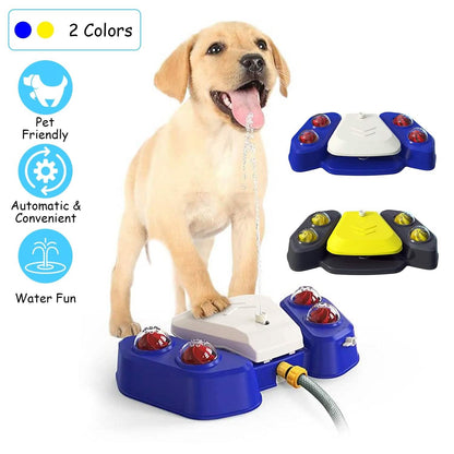 Multifunctional Automatic Pet Water Dispenser Outdoor Step-on Activated Sprinkler - A-1 Thread Vault