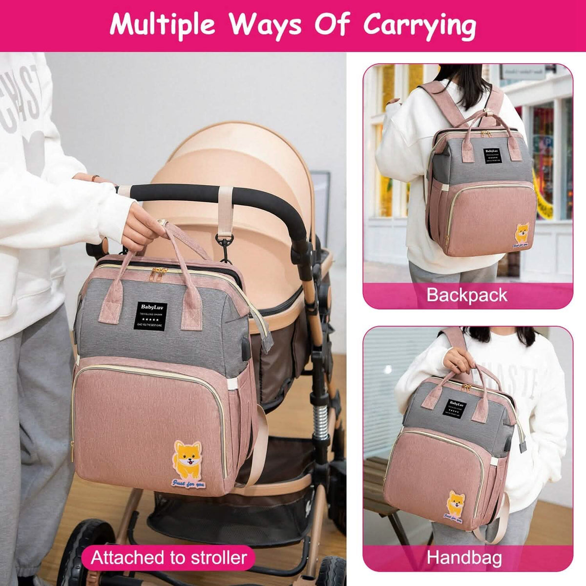 Multifunctional Diaper Bag Backpack - A-1 Thread Vault