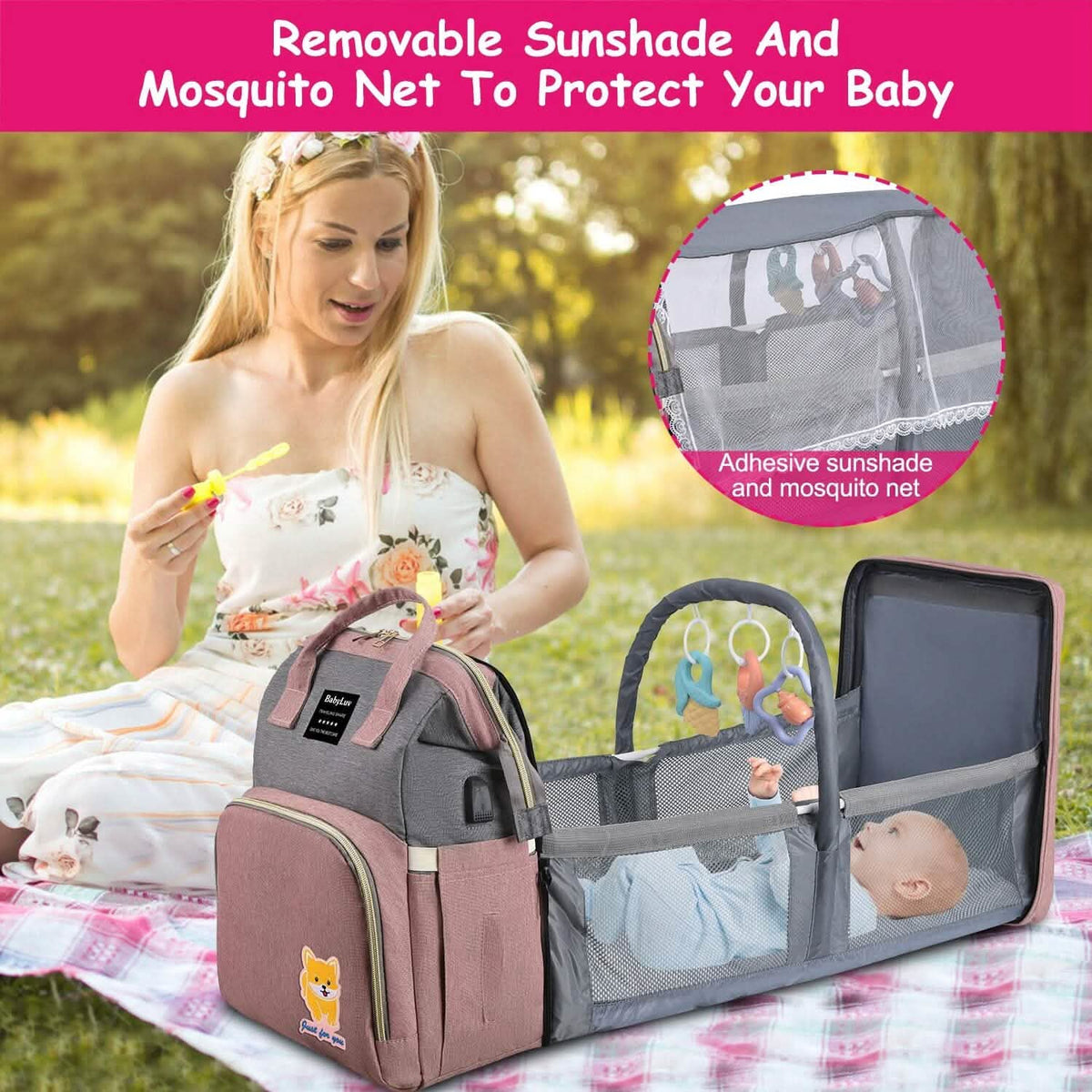 Multifunctional Diaper Bag Backpack - A-1 Thread Vault