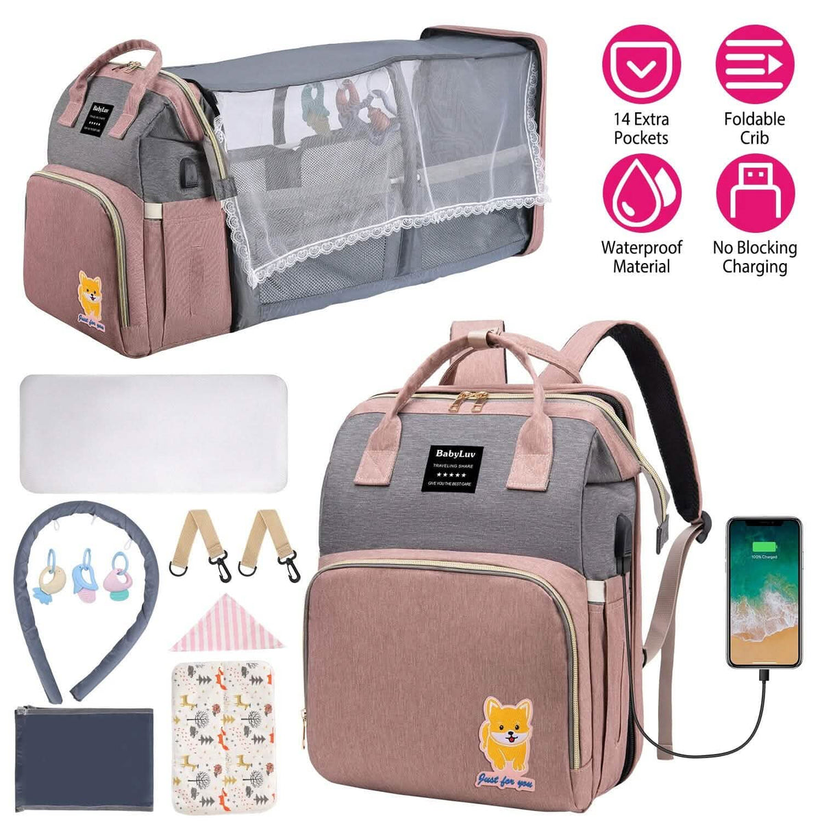 Multifunctional Diaper Bag Backpack - A-1 Thread Vault