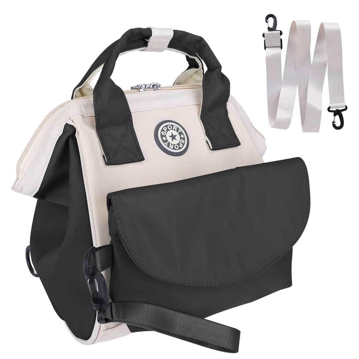 Multifunctional Diaper Changing Bag with 2 Insulated Pockets Commute Bag - A-1 Thread Vault