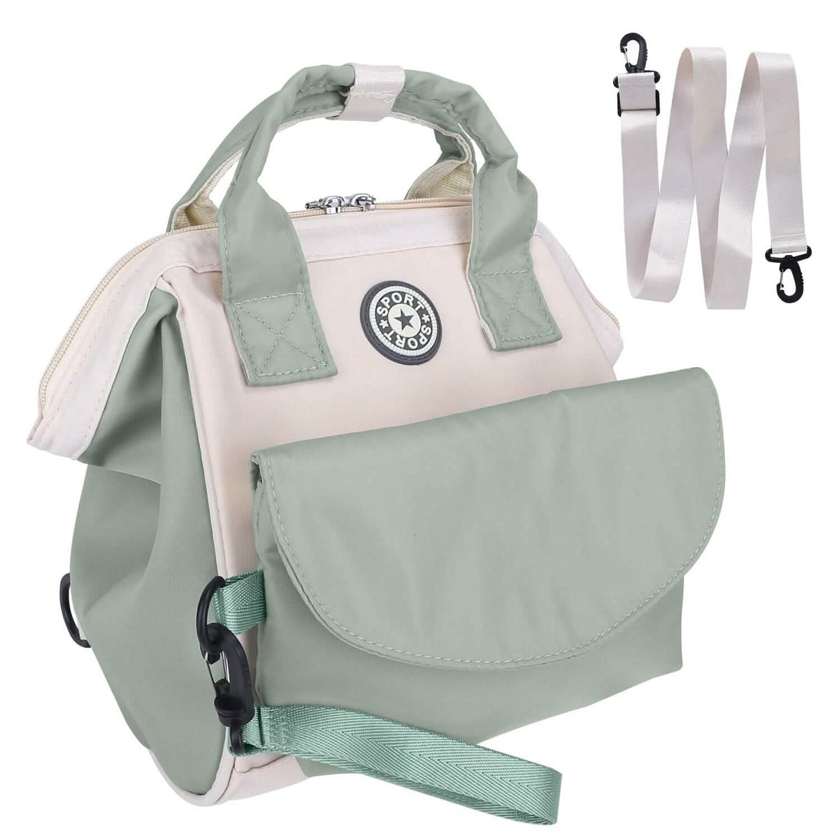 Multifunctional Diaper Changing Bag with 2 Insulated Pockets Commute Bag - A-1 Thread Vault