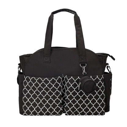 Multifunctional Diaper Changing Tote Bag with Adjustable Messenger Strap - A-1 Thread Vault