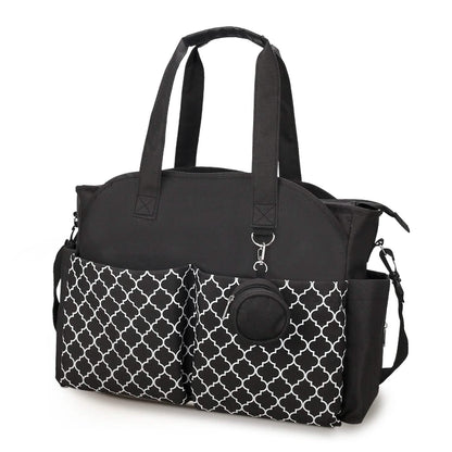 Multifunctional Diaper Changing Tote Bag with Adjustable Messenger Strap - A-1 Thread Vault