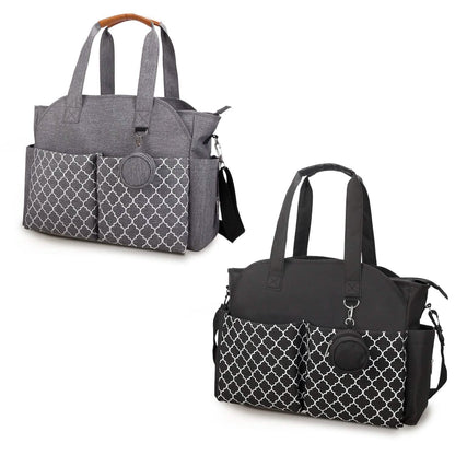Multifunctional Diaper Changing Tote Bag with Adjustable Messenger Strap - A-1 Thread Vault
