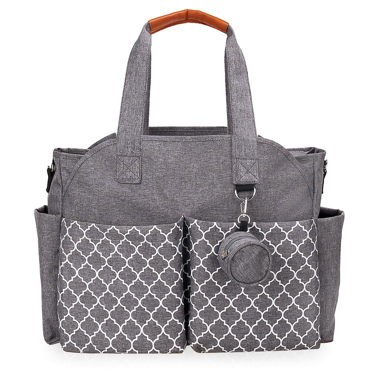 Multifunctional Diaper Changing Tote Bag with Adjustable Messenger Strap - A-1 Thread Vault