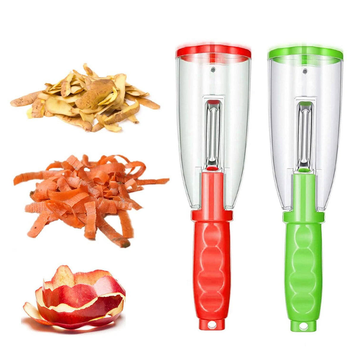 Multifunctional Fruit Vegetable Peeler With Storage Box Tube - A-1 Thread Vault
