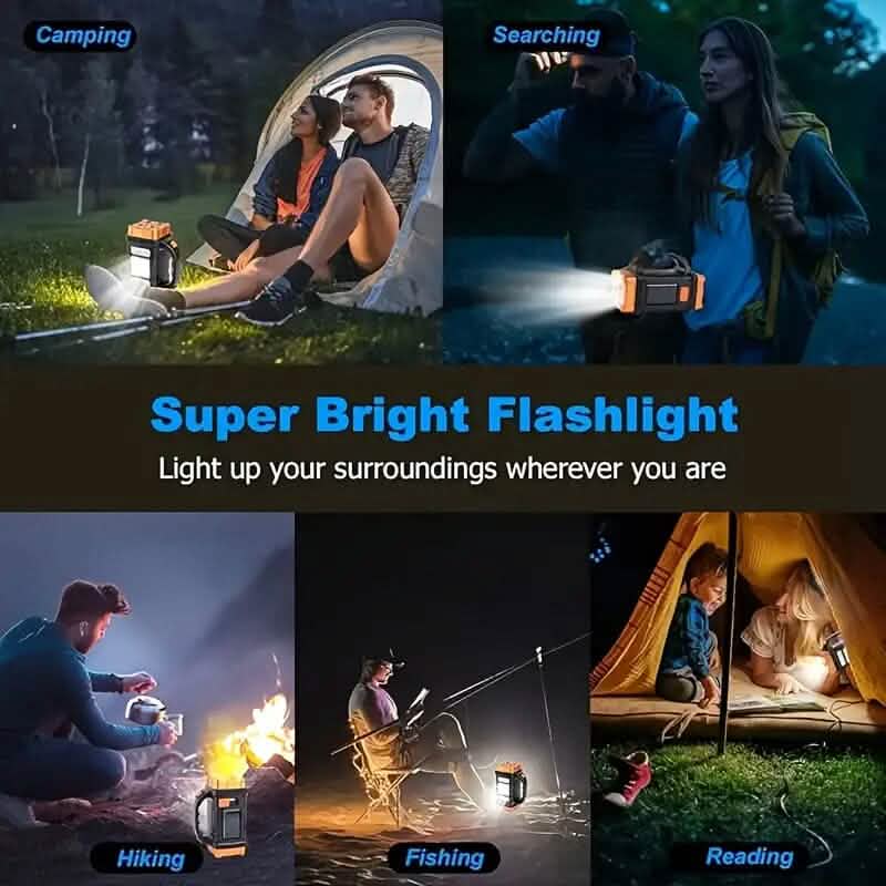 Multifunctional LED Solar Camping Light - A-1 Thread Vault