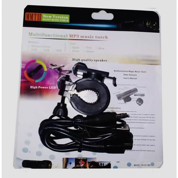 Multifunctional MP3 Music Torch - A-1 Thread Vault