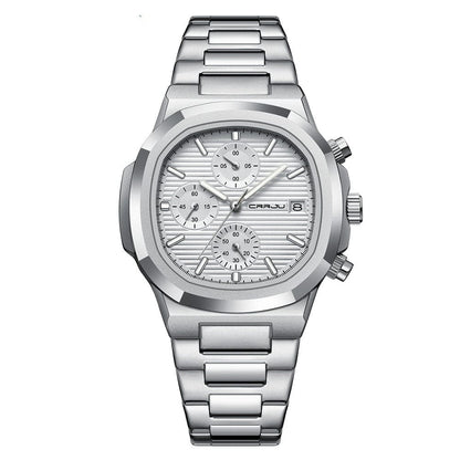 Multifunctional Quartz Waterproof Calendar Six-pin Watch - A-1 Thread Vault
