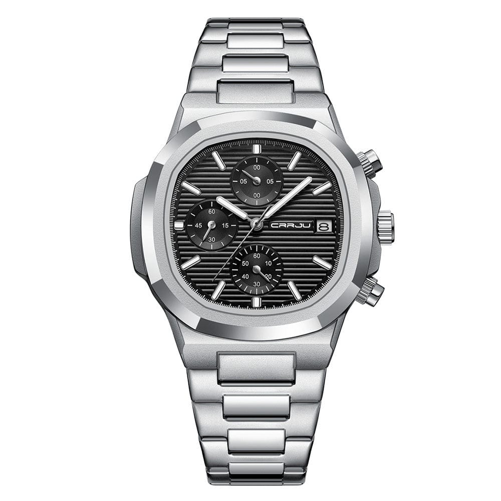 Multifunctional Quartz Waterproof Calendar Six-pin Watch - A-1 Thread Vault