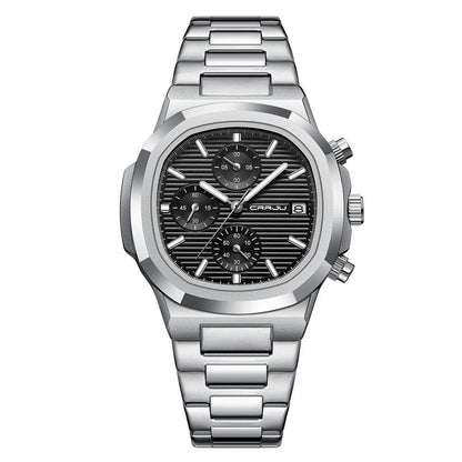 Multifunctional Quartz Waterproof Calendar Six-pin Watch - A-1 Thread Vault
