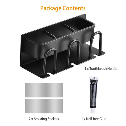 Multifunctional Toothbrush Holder Rack Organizer - A-1 Thread Vault