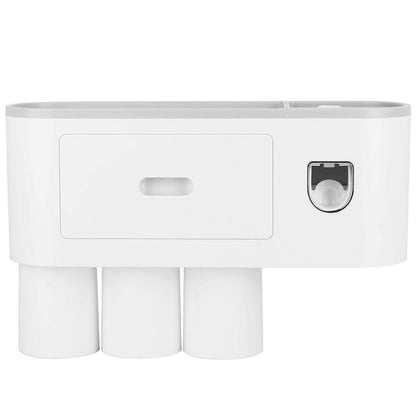 Multifunctional Wall Mount Toothbrush Holder Rack Organizer - A-1 Thread Vault