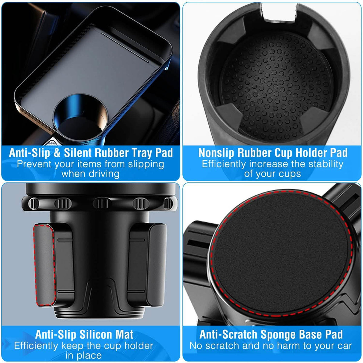 Multifunctional Water Cup Mount Stand with Detachable Tray - A-1 Thread Vault