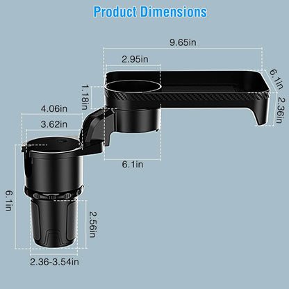 Multifunctional Water Cup Mount Stand with Detachable Tray - A-1 Thread Vault