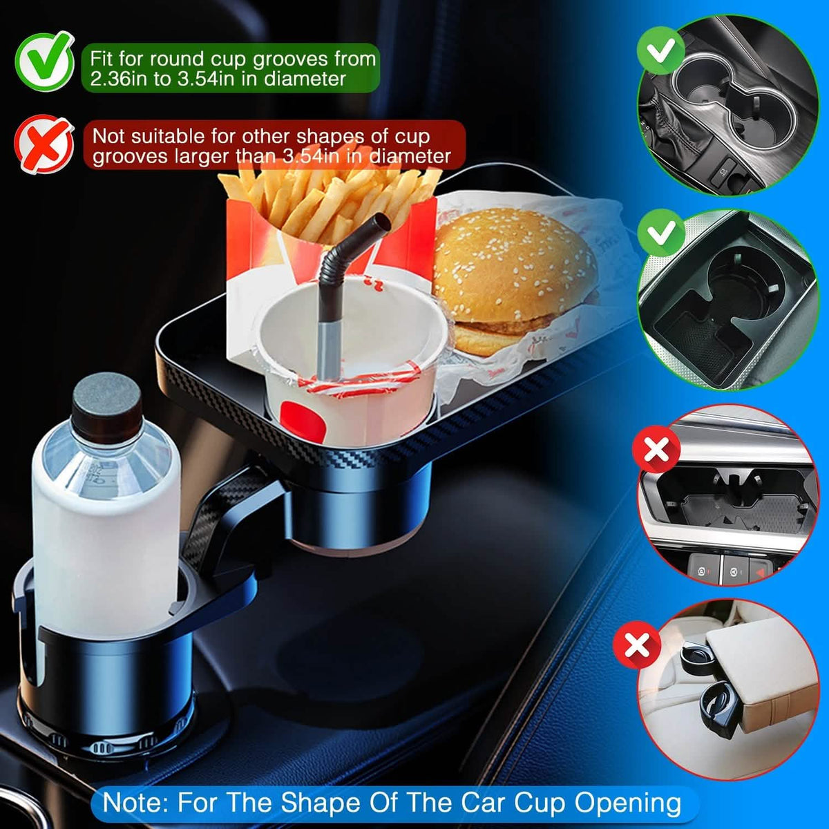Multifunctional Water Cup Mount Stand with Detachable Tray - A-1 Thread Vault
