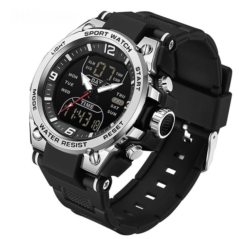 Multifunctional Waterproof Dual-display Swimming Watch - A-1 Thread Vault