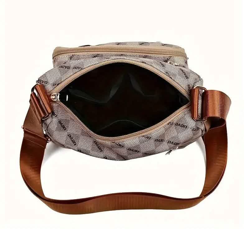 Multiple Pockets Trendy Plaid Crossbody Bag - A-1 Thread Vault