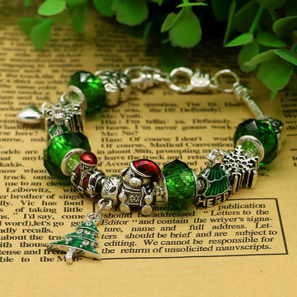 Murano and Swarovski Crystal Christmas Bracelet - A-1 Thread Vault