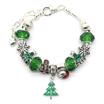 Murano and Swarovski Crystal Christmas Bracelet - A-1 Thread Vault