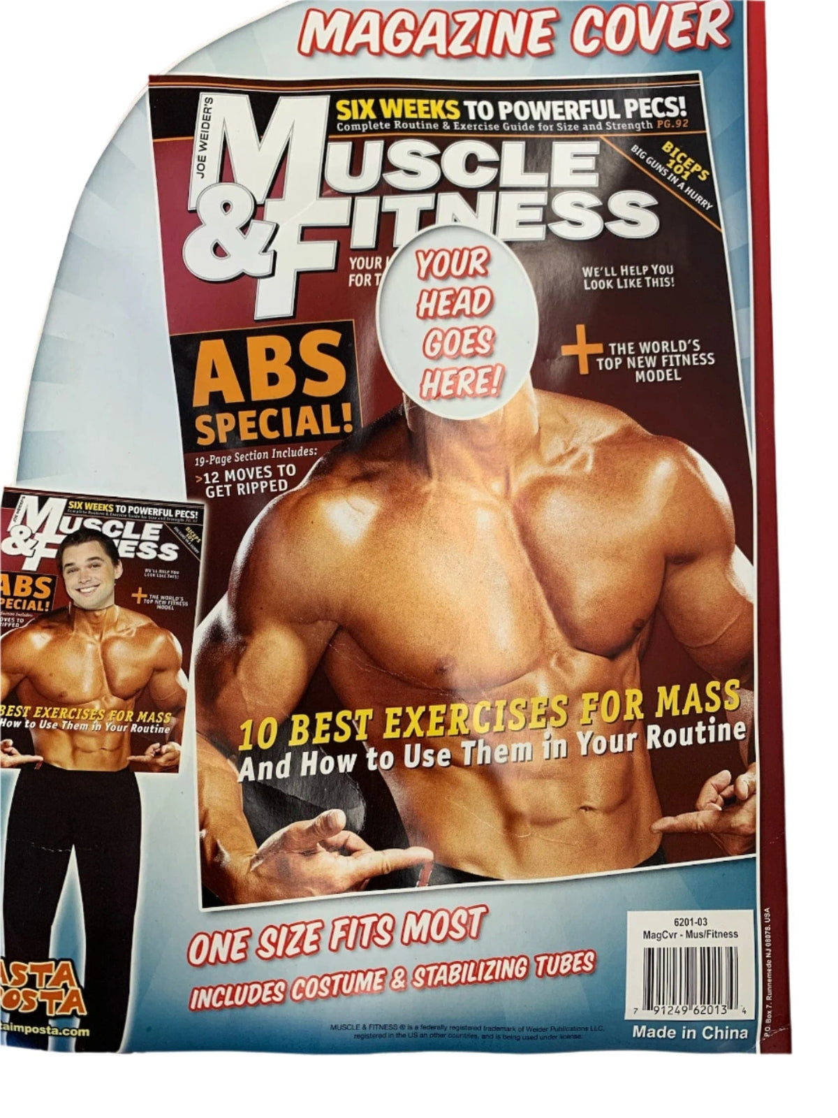 Muscle Magazine Cover Costume - A-1 Thread Vault