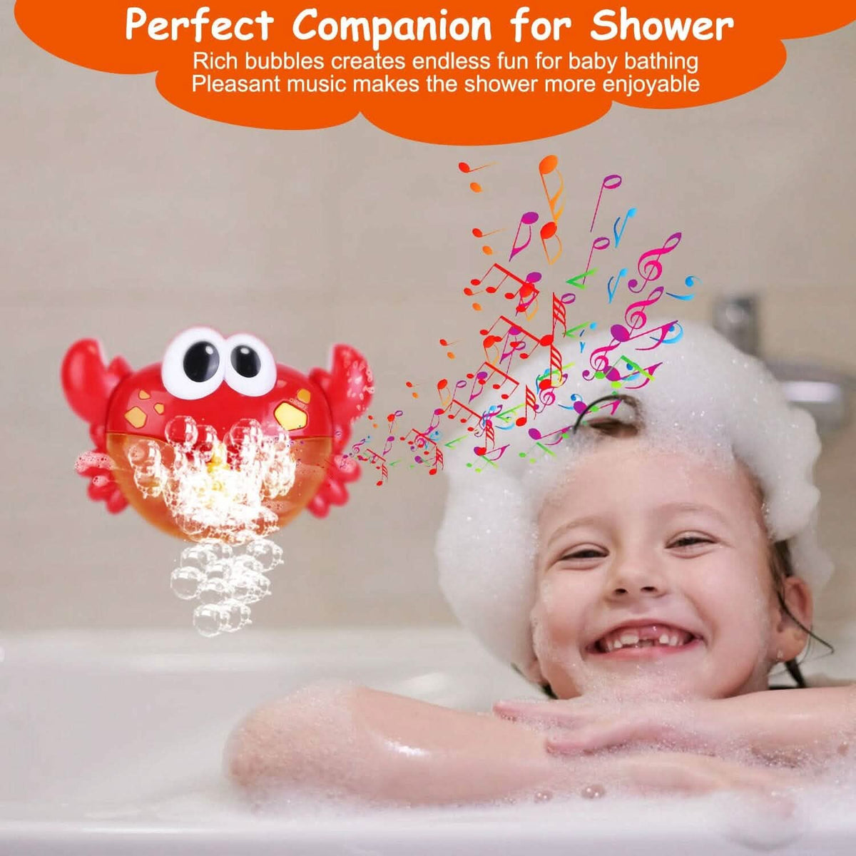 Musical Bubble Bath Maker for Bathtubs Toddler Bubble Machine - A-1 Thread Vault