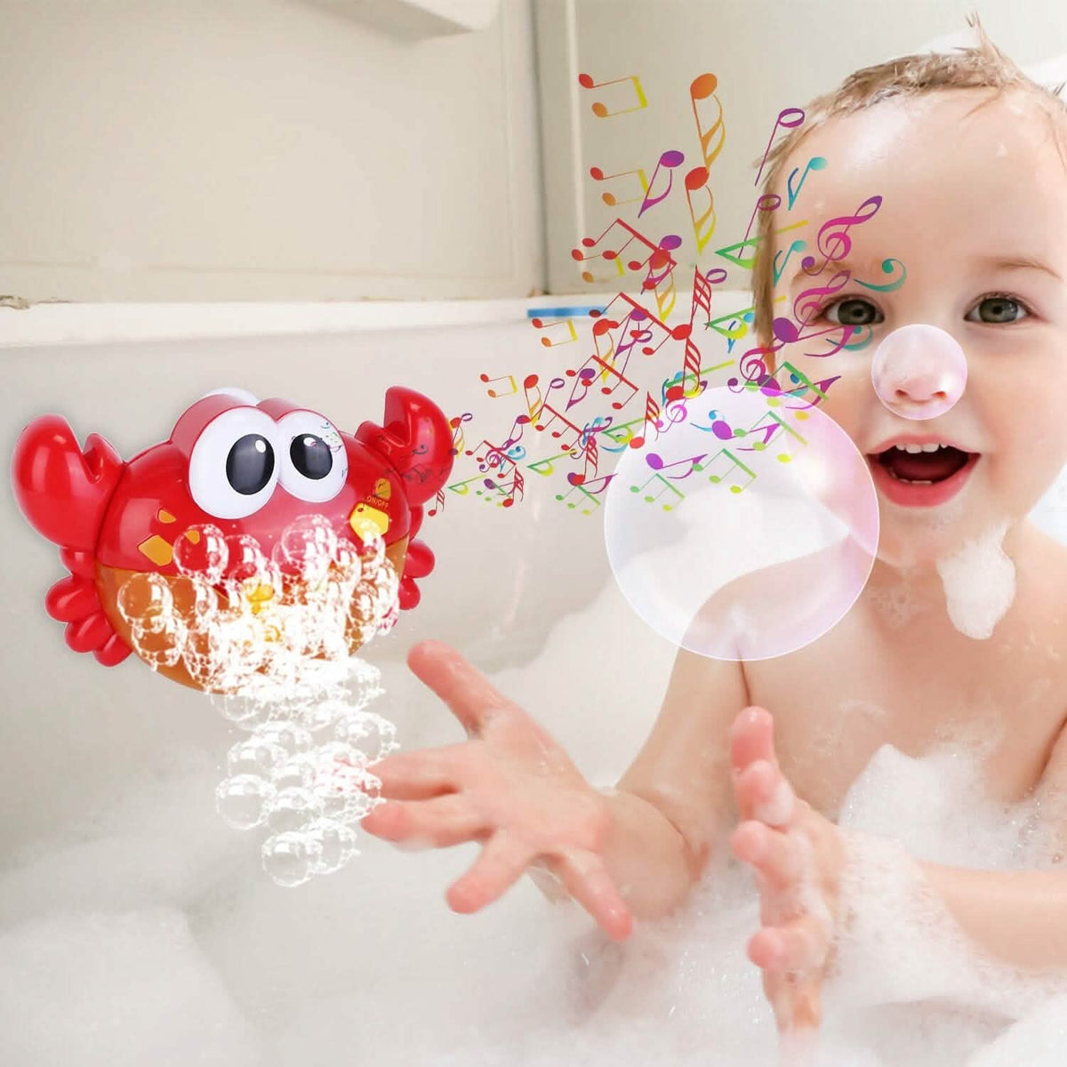 Musical Bubble Bath Maker for Bathtubs Toddler Bubble Machine - A-1 Thread Vault