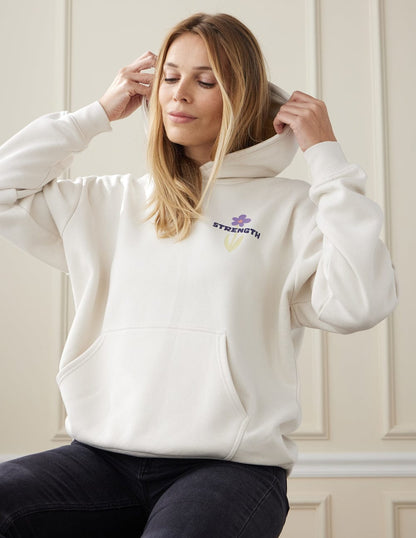 My Strength Floral Unisex Hoodie - A-1 Thread Vault