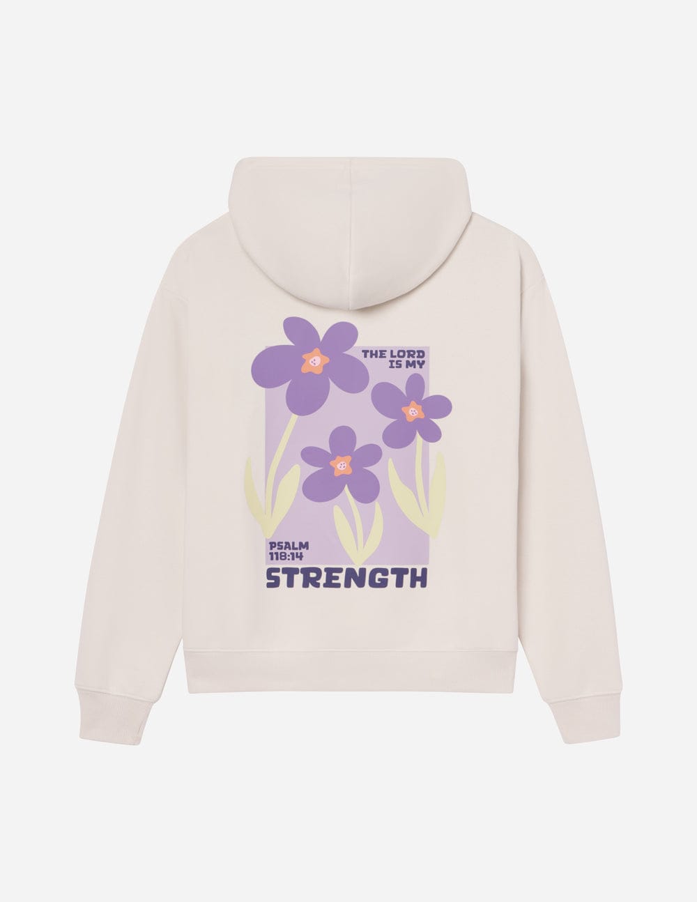 My Strength Floral Unisex Hoodie - A-1 Thread Vault