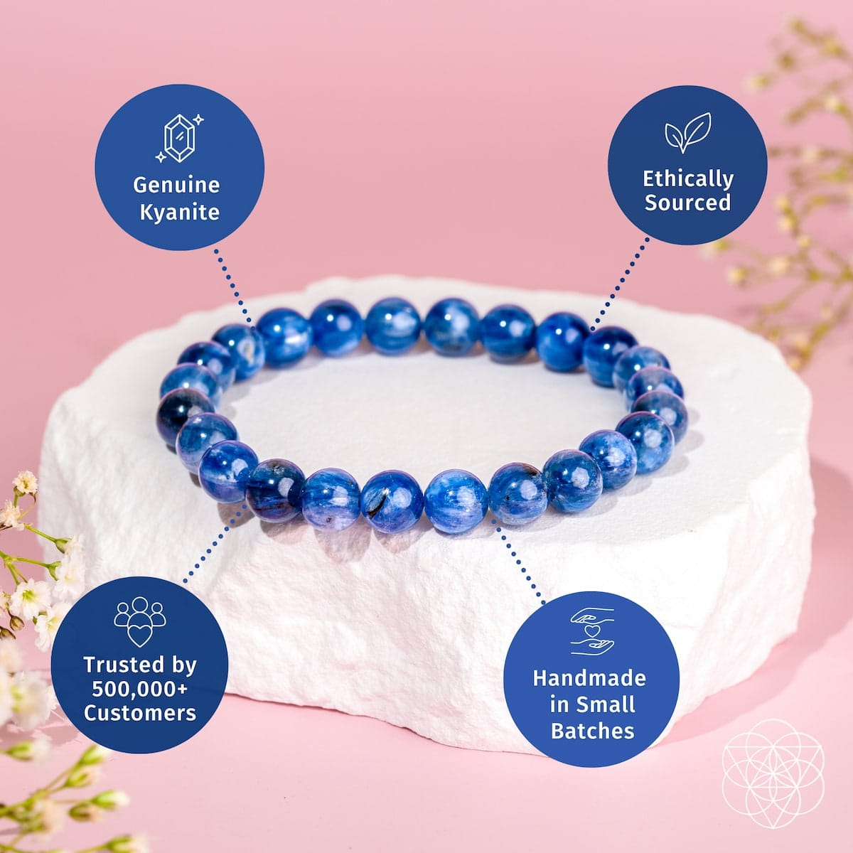 My Truth, My Power – Rare Kyanite Bracelet - A-1 Thread Vault