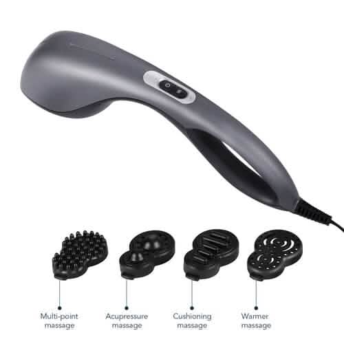 Naipo Handheld Massager with Heat & 4 Attachments - A-1 Thread Vault
