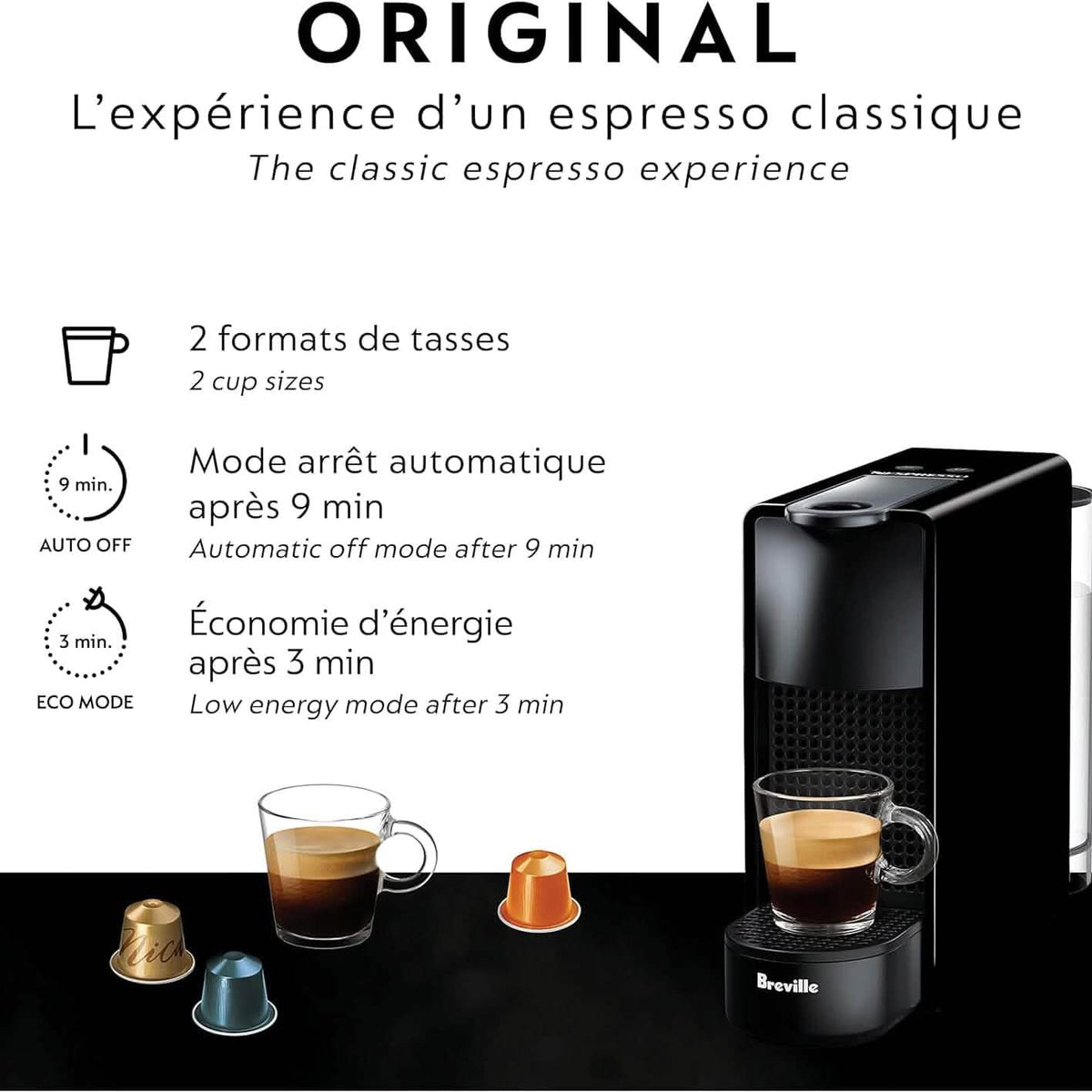 Nespresso Essenza Mini Espresso Machine by Breville (Refurbished) - A-1 Thread Vault