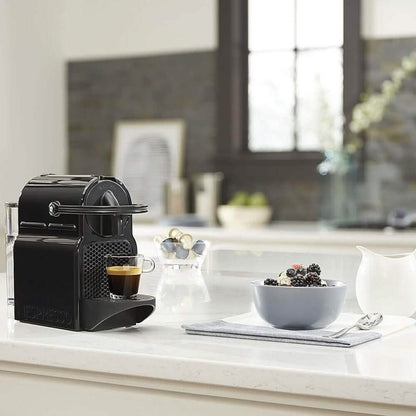 Nespresso Inissia Espresso Machine by De'Longhi 24 Oz. - Black (Refurbished) - A-1 Thread Vault