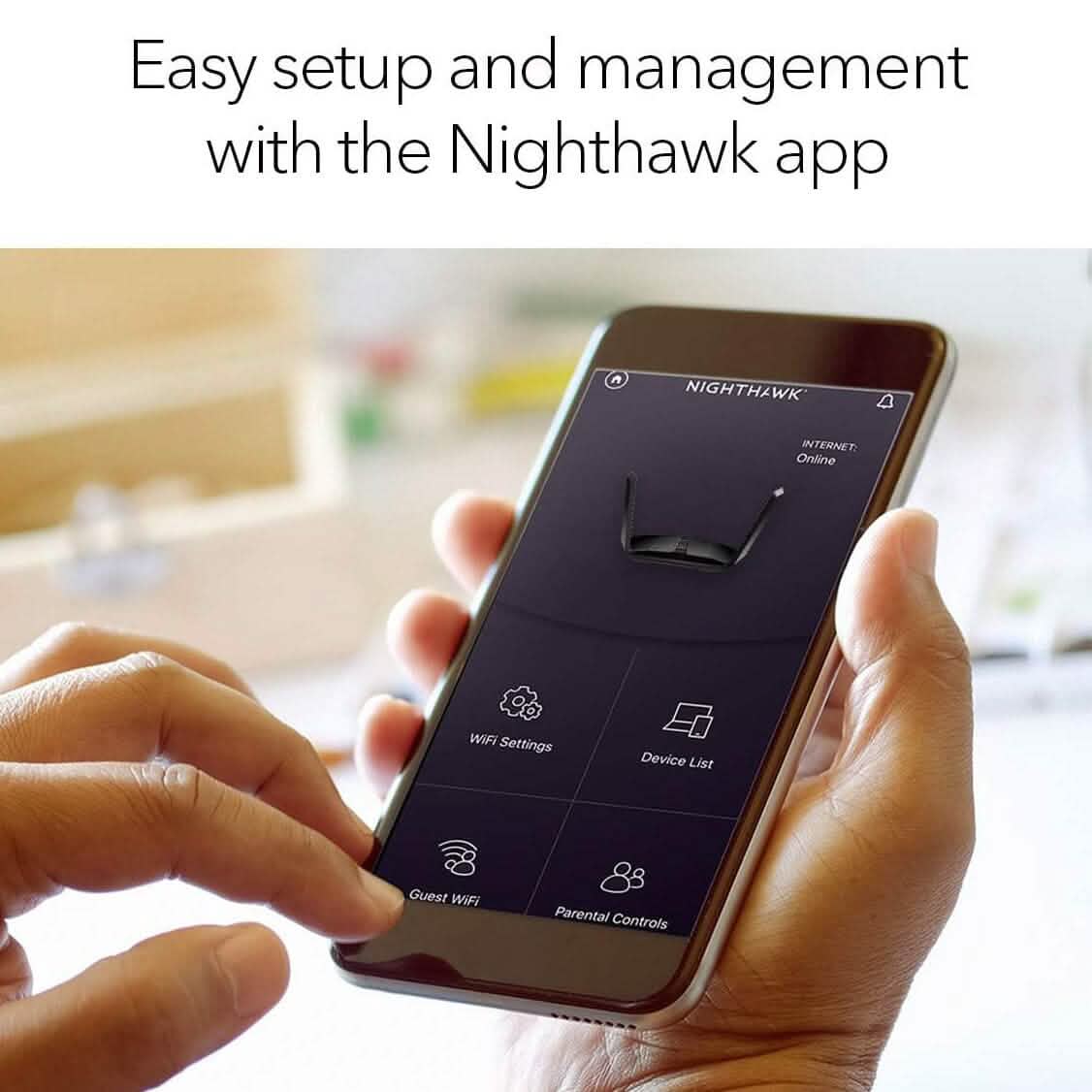Netgear Nighthawk WiFi 6 (RAX120) AX6000 12-Stream Dual-Band Gigabit Router (Refurbished) - A-1 Thread Vault