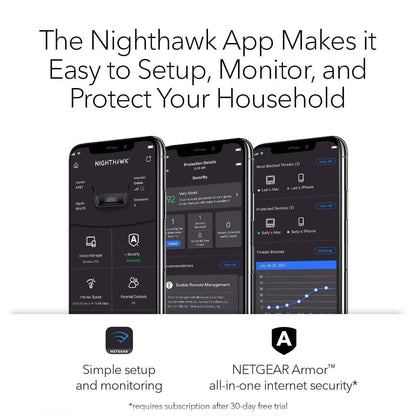 NETGEAR Nighthawk WiFi 6 Router RAX120 (Refurbished) - A-1 Thread Vault