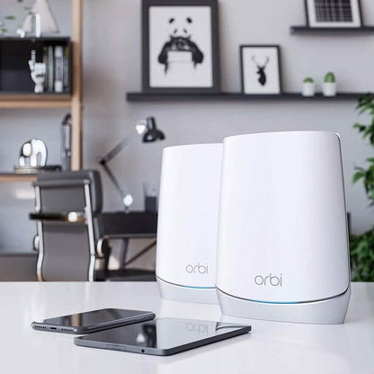 NETGEAR Orbi Whole Home Tri-band Mesh WiFi 6 System (RBK752) (Refurbished) - A-1 Thread Vault