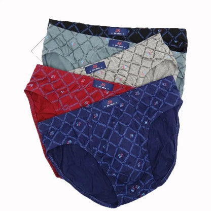 New 5Pcs/Lot Free Shipping Cheapest 100% Cotton Mens Briefs Plus Size Men Underwear Panties 4XL/5XL/6XL Men's Breathable Panties - A-1 Thread Vault