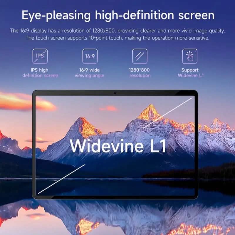 Android 14 Tablet 10.1" 12GB RAM 128GB ROM with Keyword and Mouse - A-1 Thread Vault